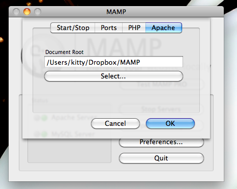 DropBox and MAMP: The perfect couple!